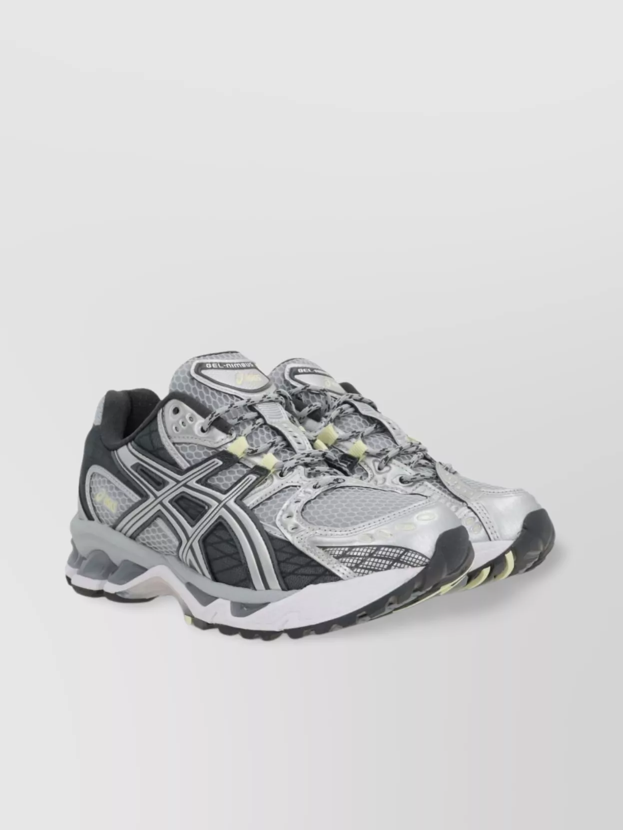 Asics Reflective Mesh Panel Sneaker With Padded Collar