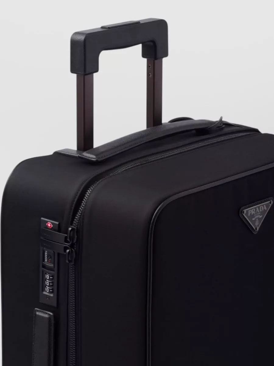 Prada Leather Trolley Suitcase