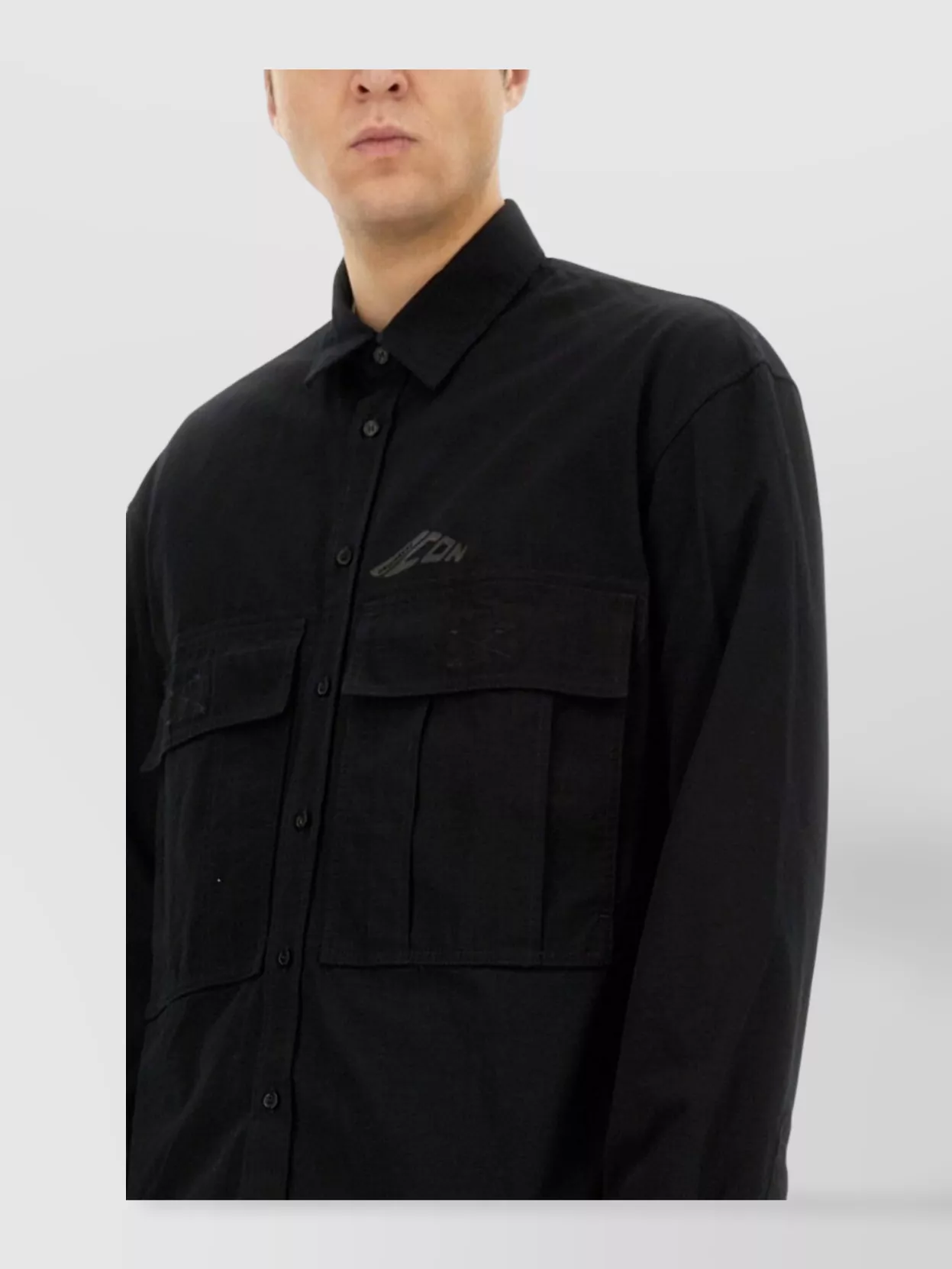 Dsquared2 Cropped Long Sleeves Chest Pockets Shirt