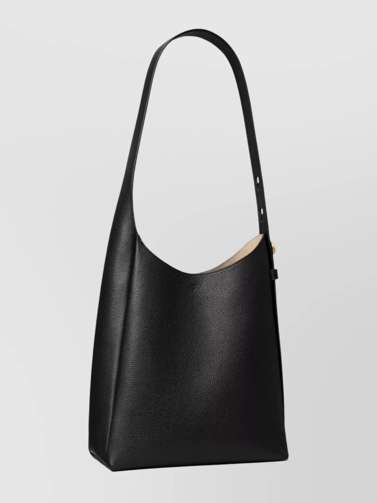 Tory Burch Small Leather Hobo Bag With Adjustable Strap