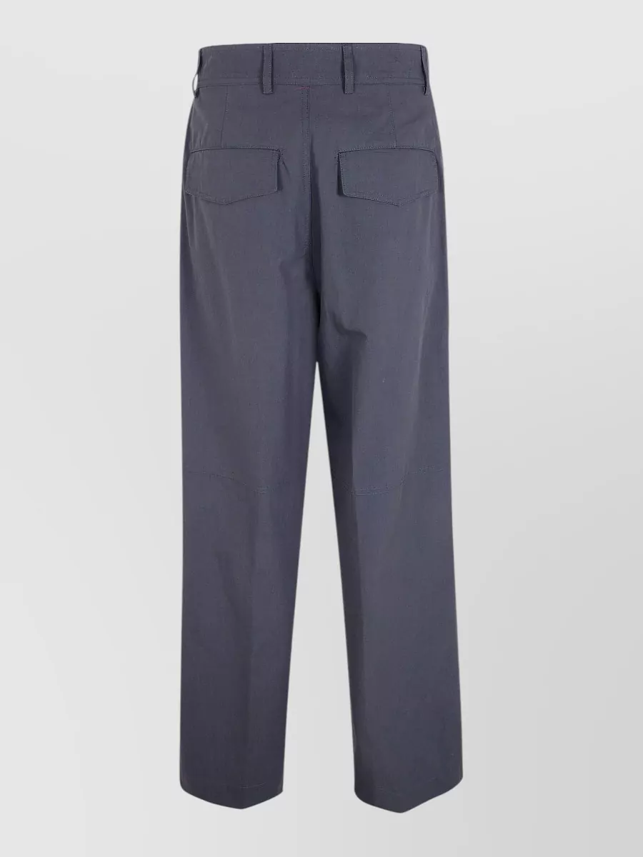 Dries Van Noten Cotton Regular-Fit Wide-Leg Trousers