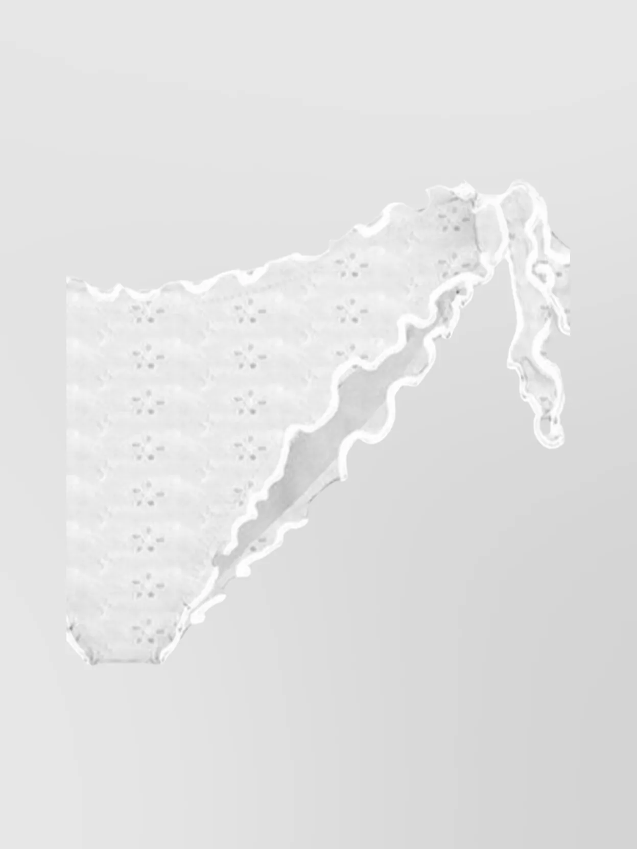 Mc2 Saint Barth Ruffle Tie Side Bottom With Eyelet Detailing