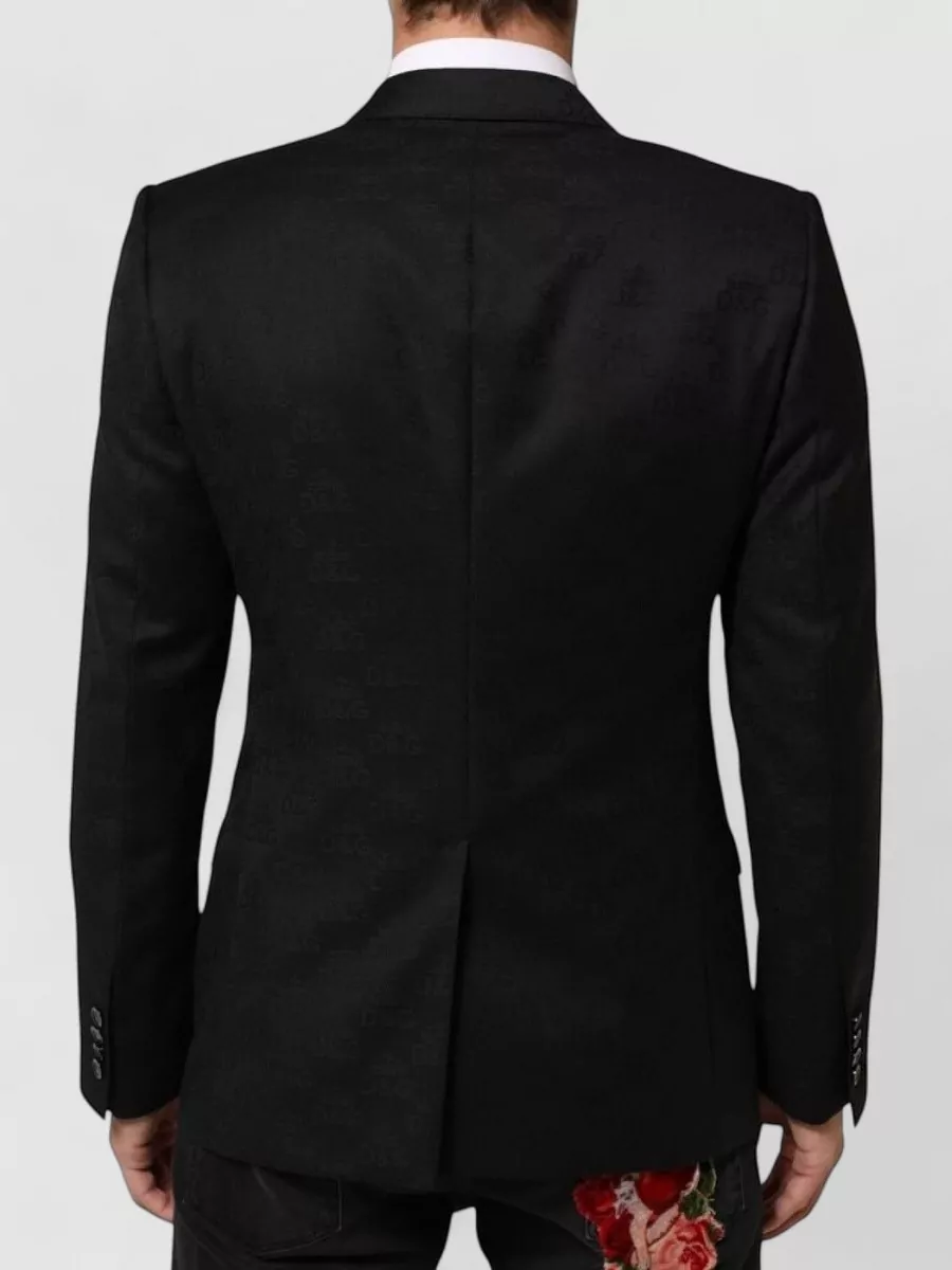 Dolce&Gabbana Virgin Wool Single-Breasted Suit Jacket