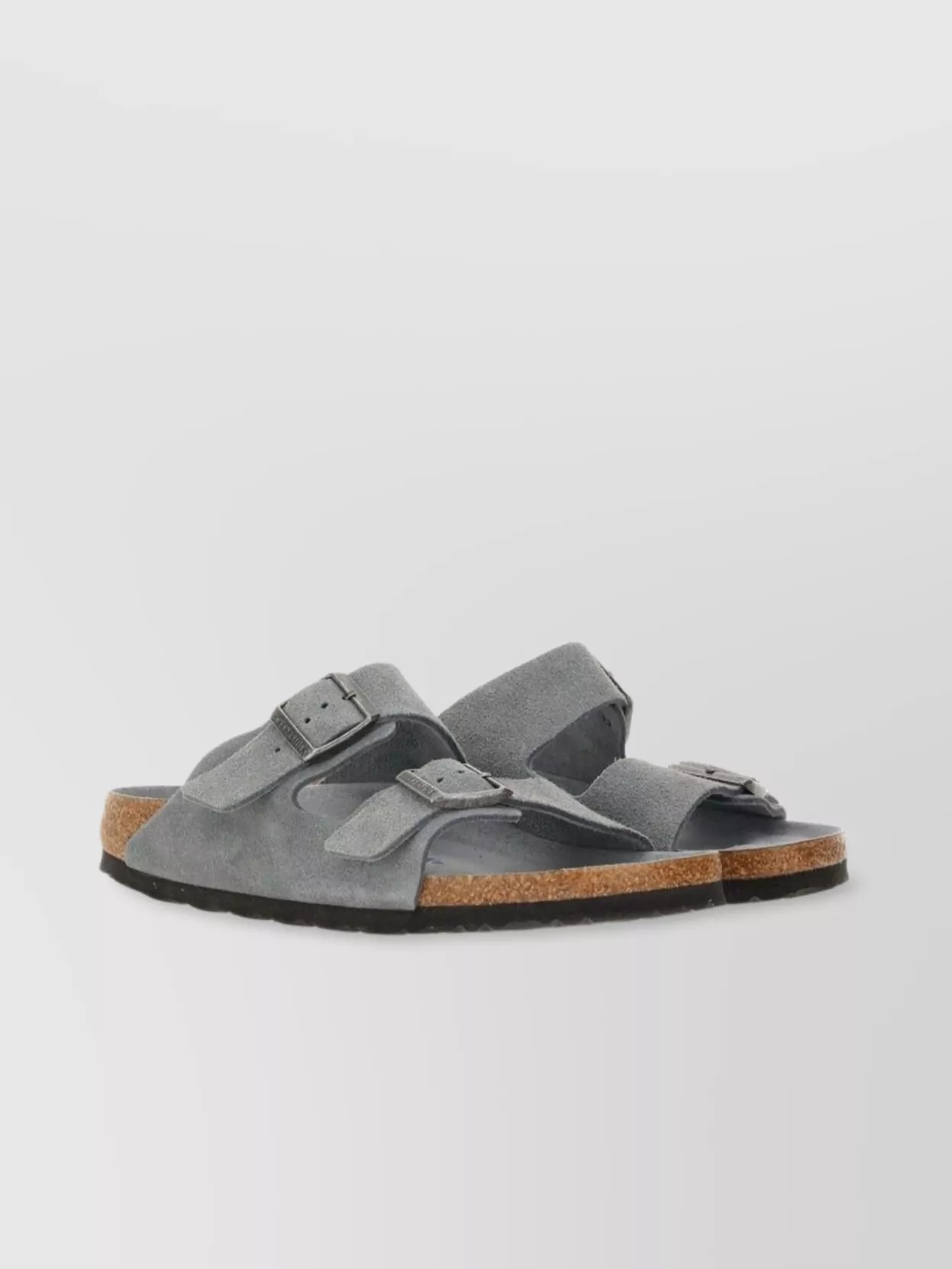 Birkenstock Sandals With Cork Sole And Open Toe