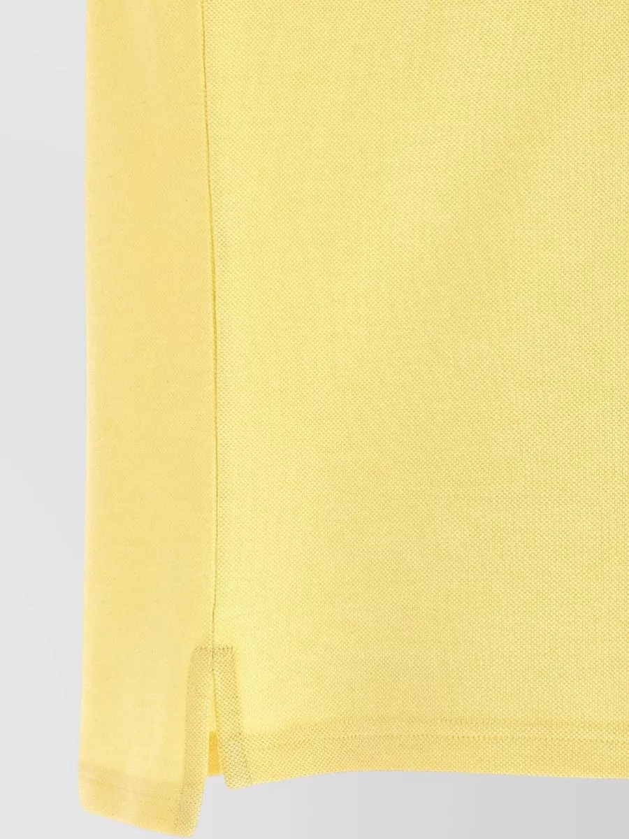 Saint Laurent Cotton Piqué Short-Sleeve Polo Shirt