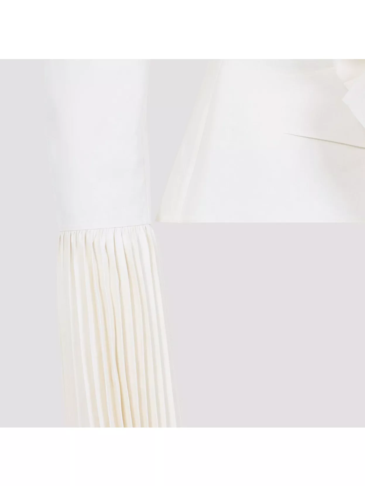 Alexander Mcqueen Ruffled Collar Paper Blend Shirt