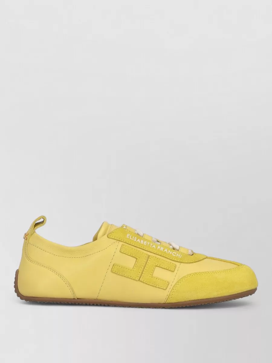 Elisabetta Franchi Leather Lace-Up Shoes