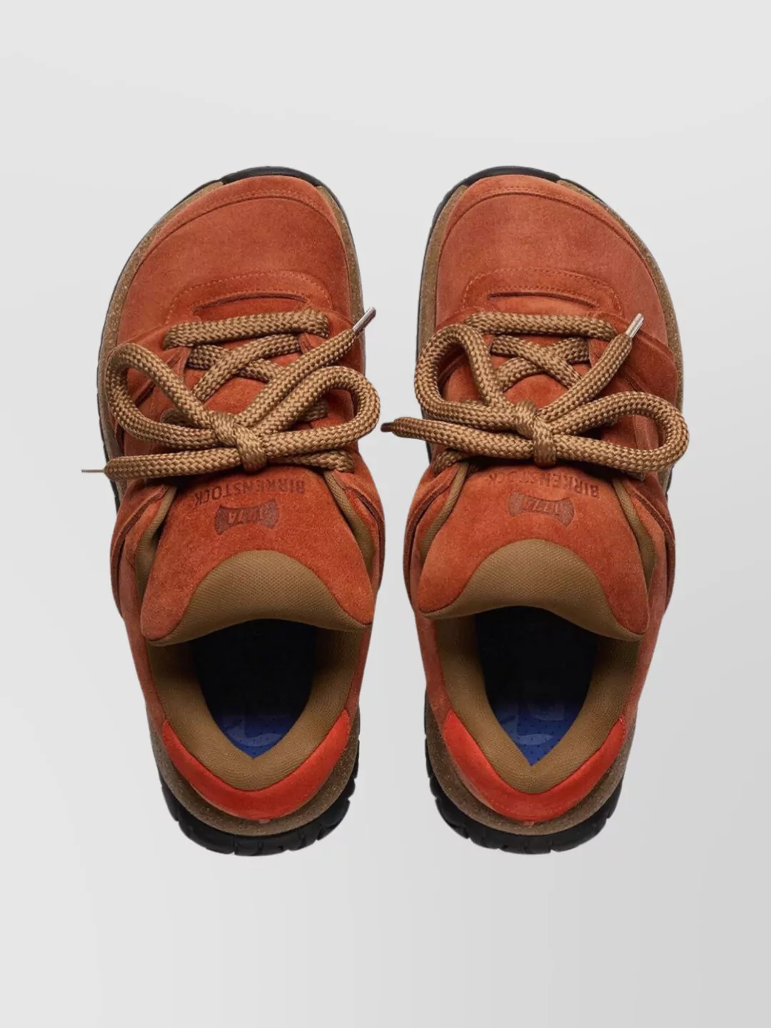 Birkenstock 1774 Unisex Suede Sneakers Featuring Contrast Stitching