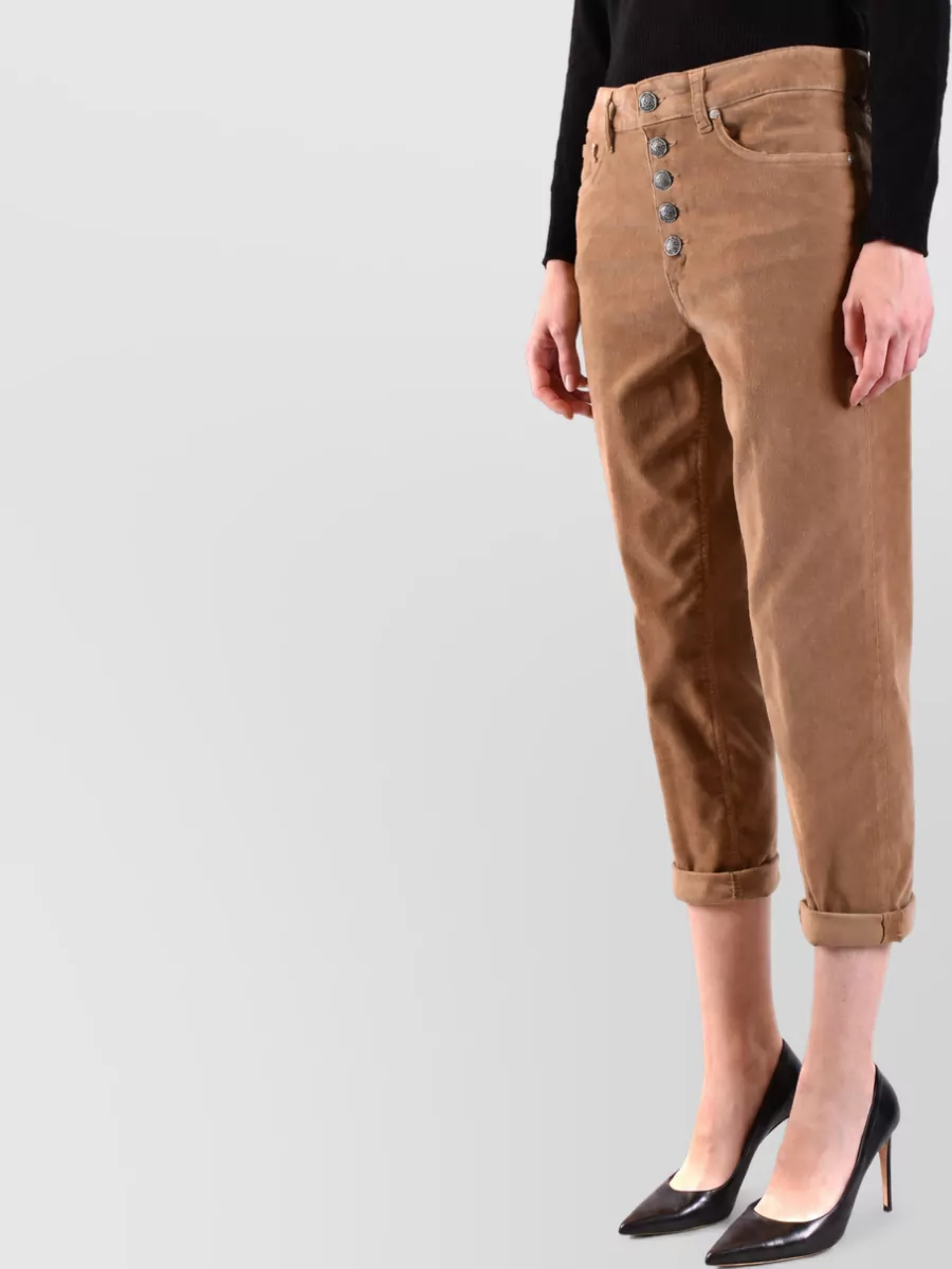 Dondup Striped Cropped Trousers