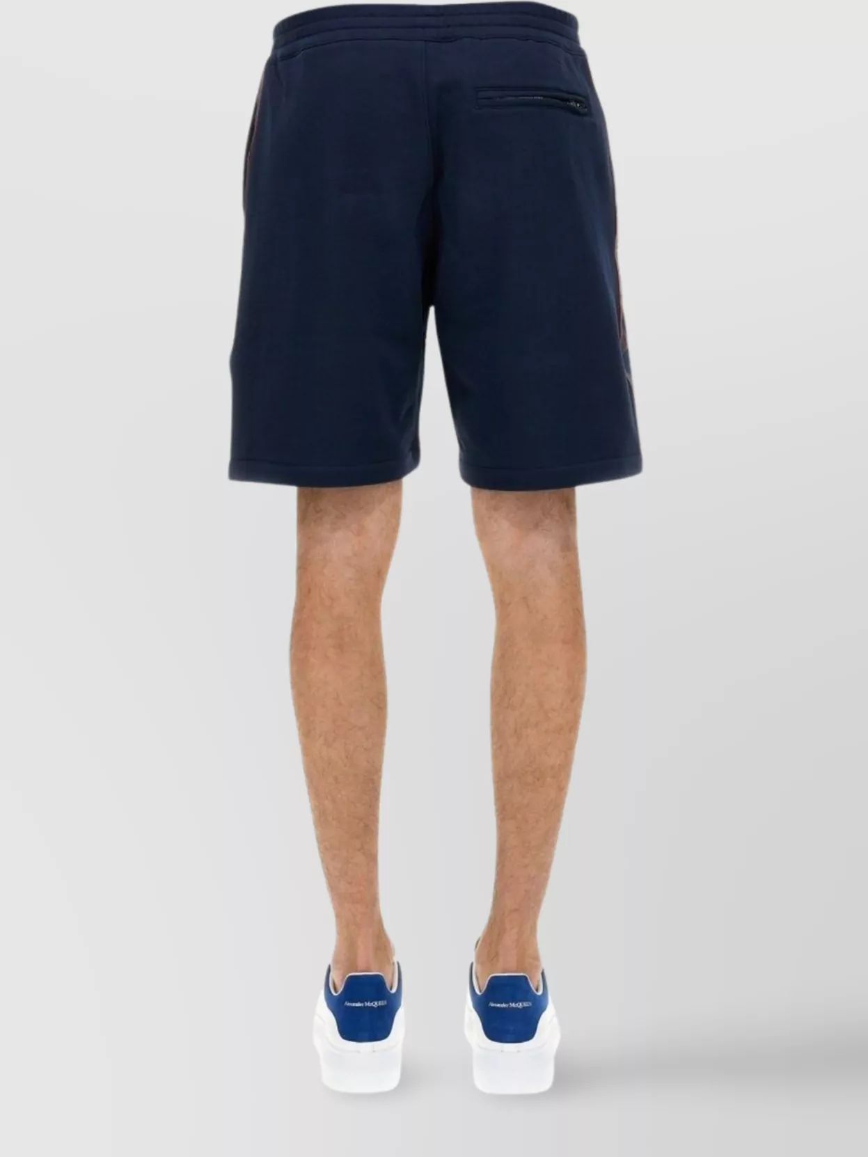 Alexander Mcqueen Bermuda Shorts Selvedge Logo Band
