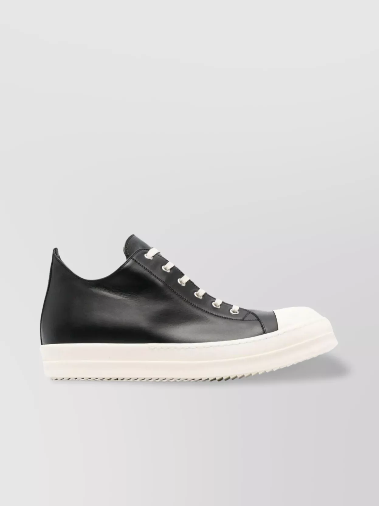 Shop Rick Owens Distinctive Soles Low-top Sneakers In Black
