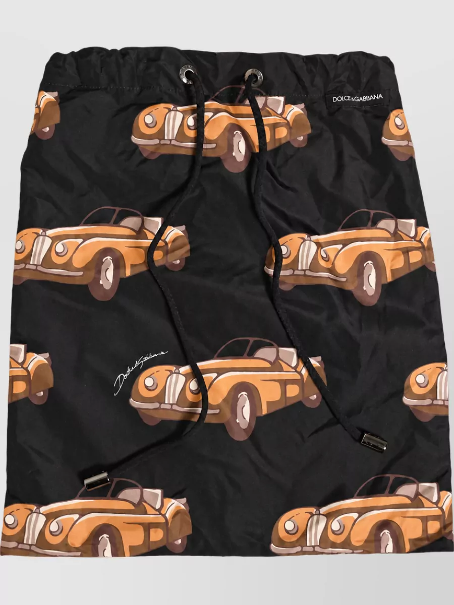 Dolce&Gabbana Printed Swim Trunks