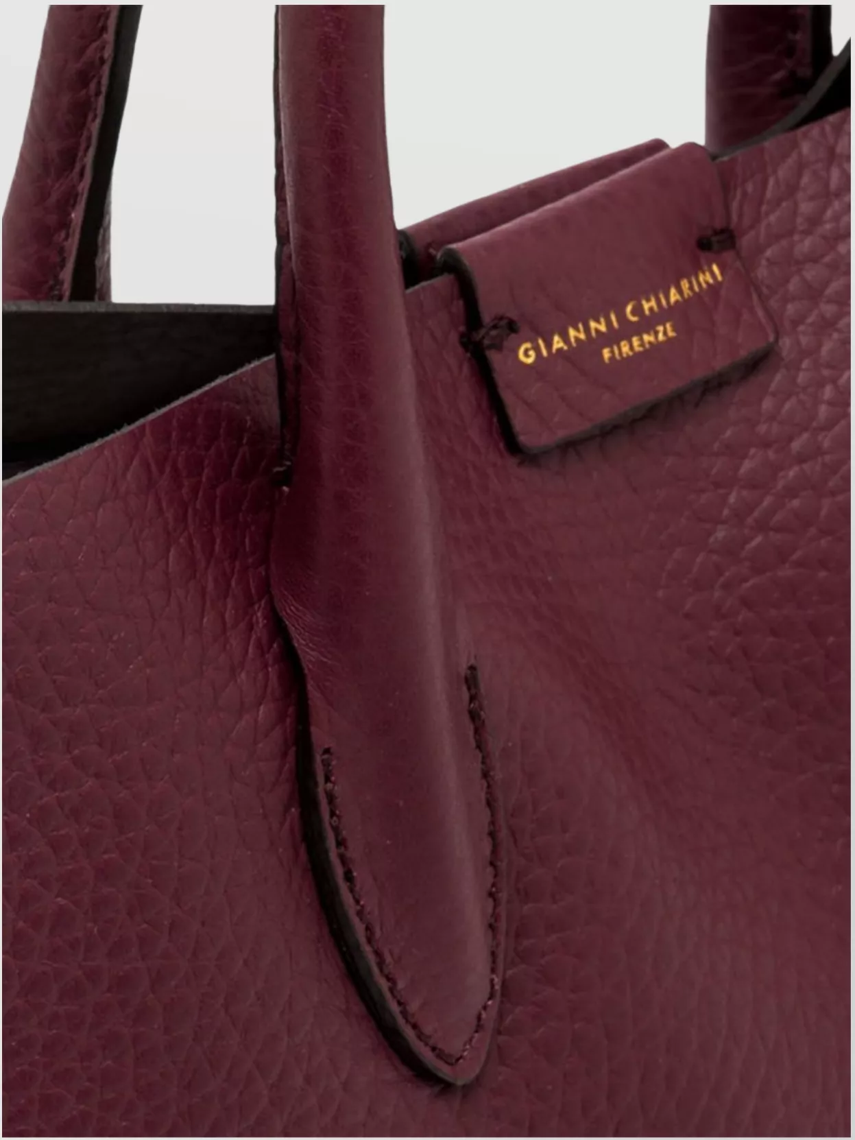 Gianni Chiarini Aretha Textured Leather Shoulder Bag