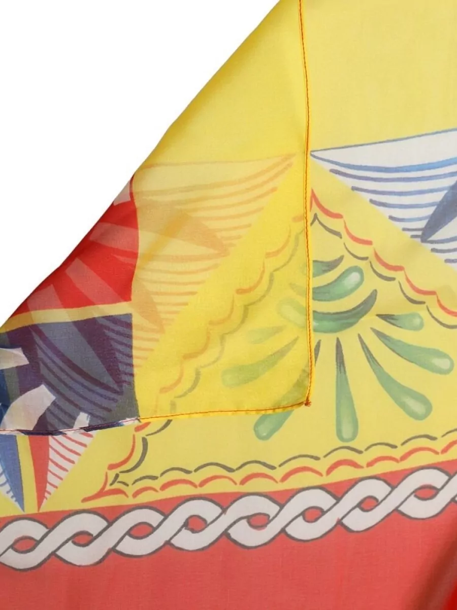 Dolce&Gabbana Silk Printed Square Scarf
