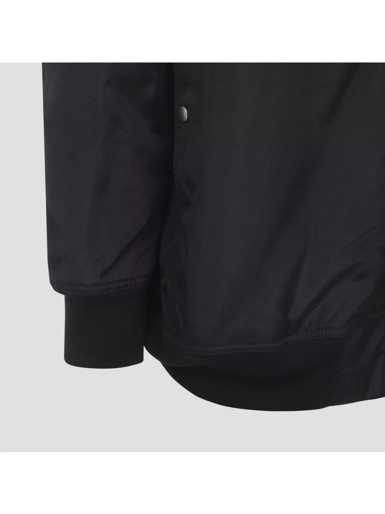 Rick Owens Drkshdw Longline Jacket With Ribbed Cuffs And Hem