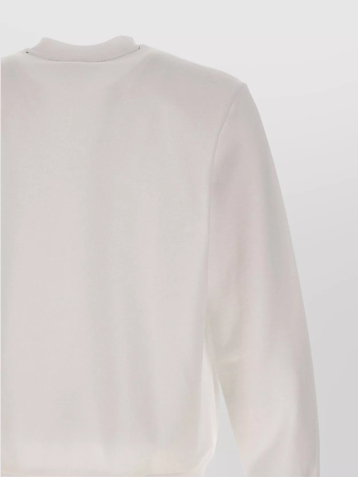 Lacoste Ribbed Crew Neck Cotton Sweatshirt