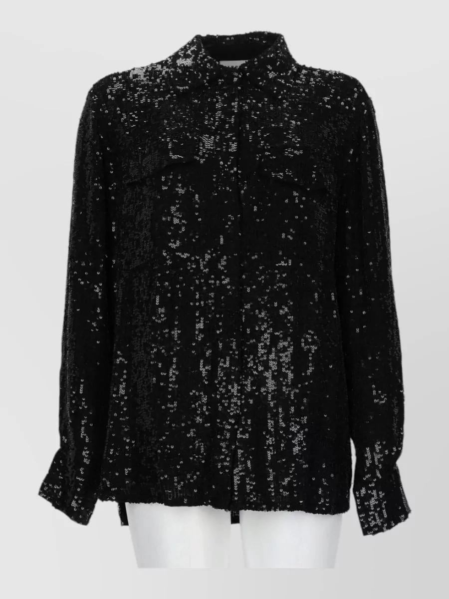P.a.r.o.s.h. Sequin shirt