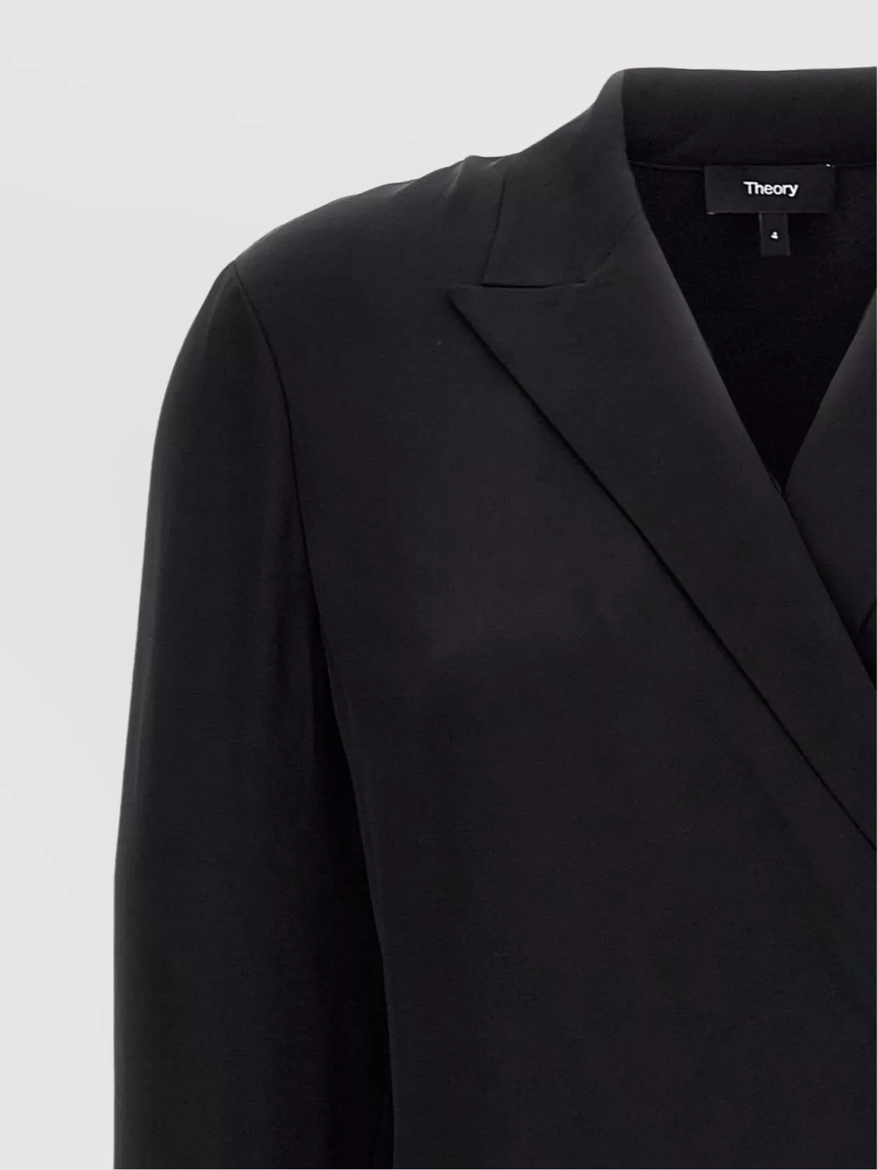 Shop Theory Silk Shirt Dress 3/4 Sleeves