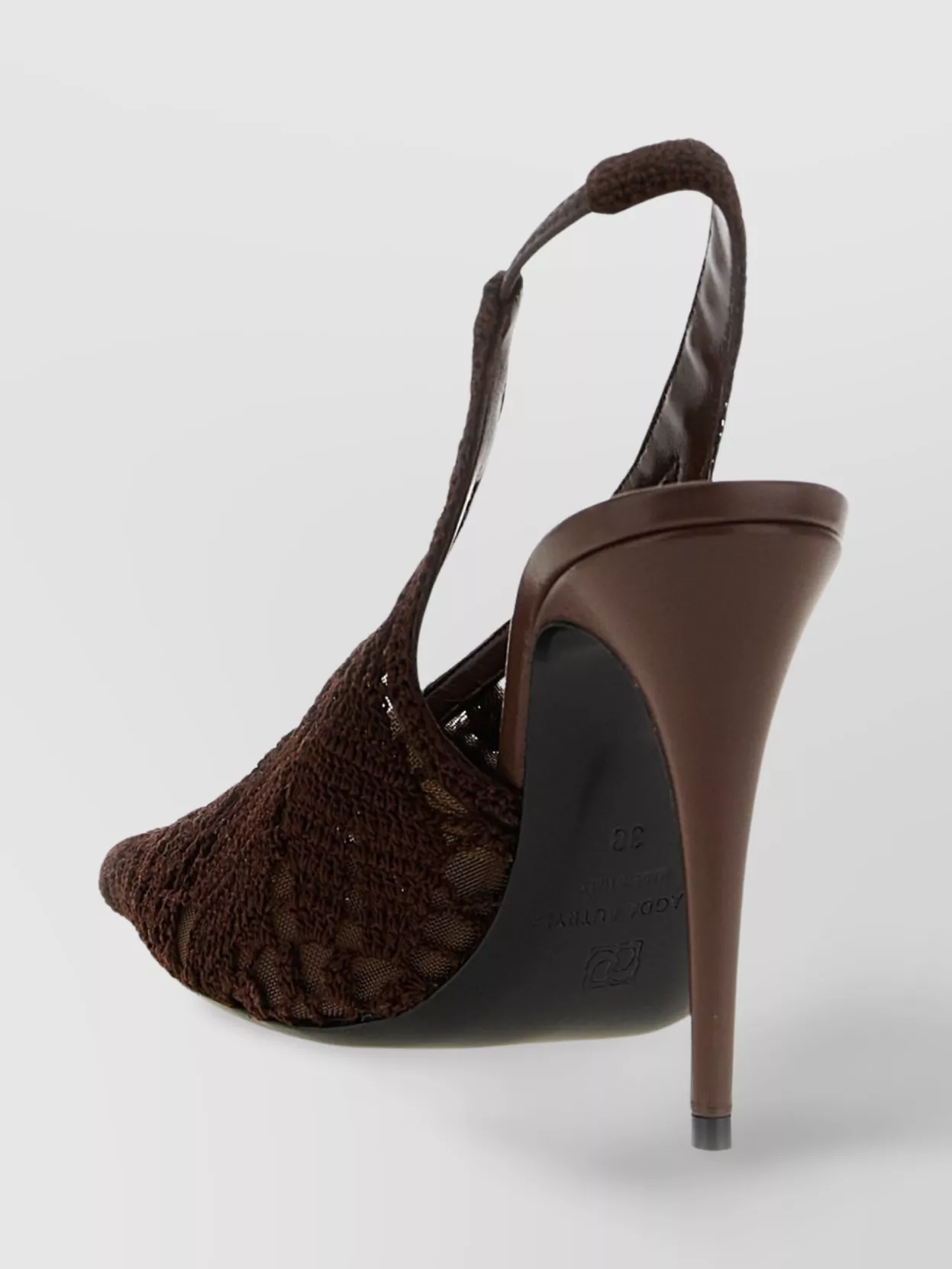 Magda Butrym Open Knit Slingback Stiletto