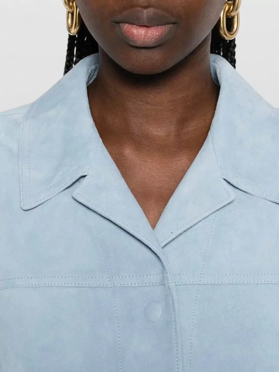 Tom Ford Leather Jacket Long Sleeves Notched Lapel Collar