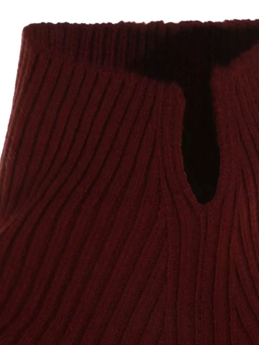 Jil Sander Wool Ribbed Turtleneck Sweater