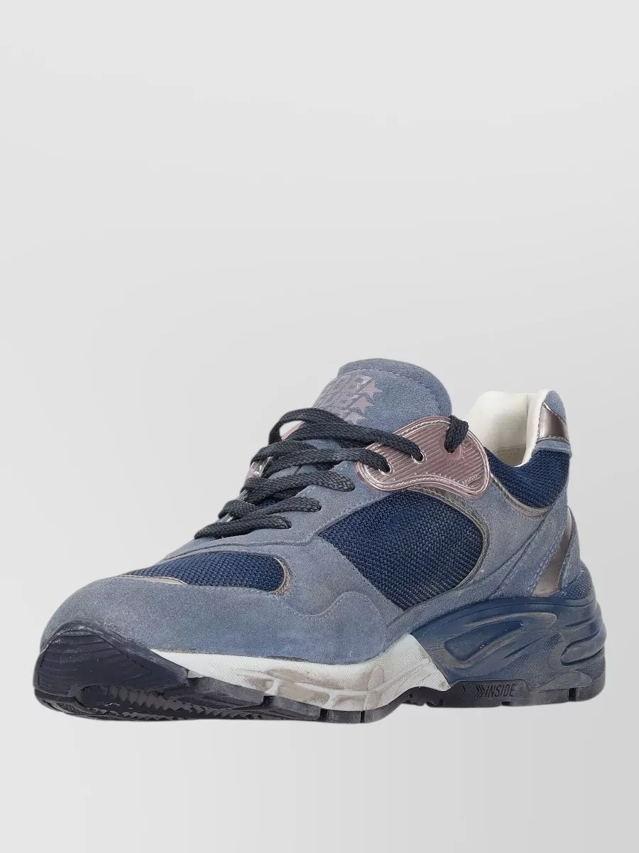 Golden Goose Leather Mesh Low-Top Sneakers