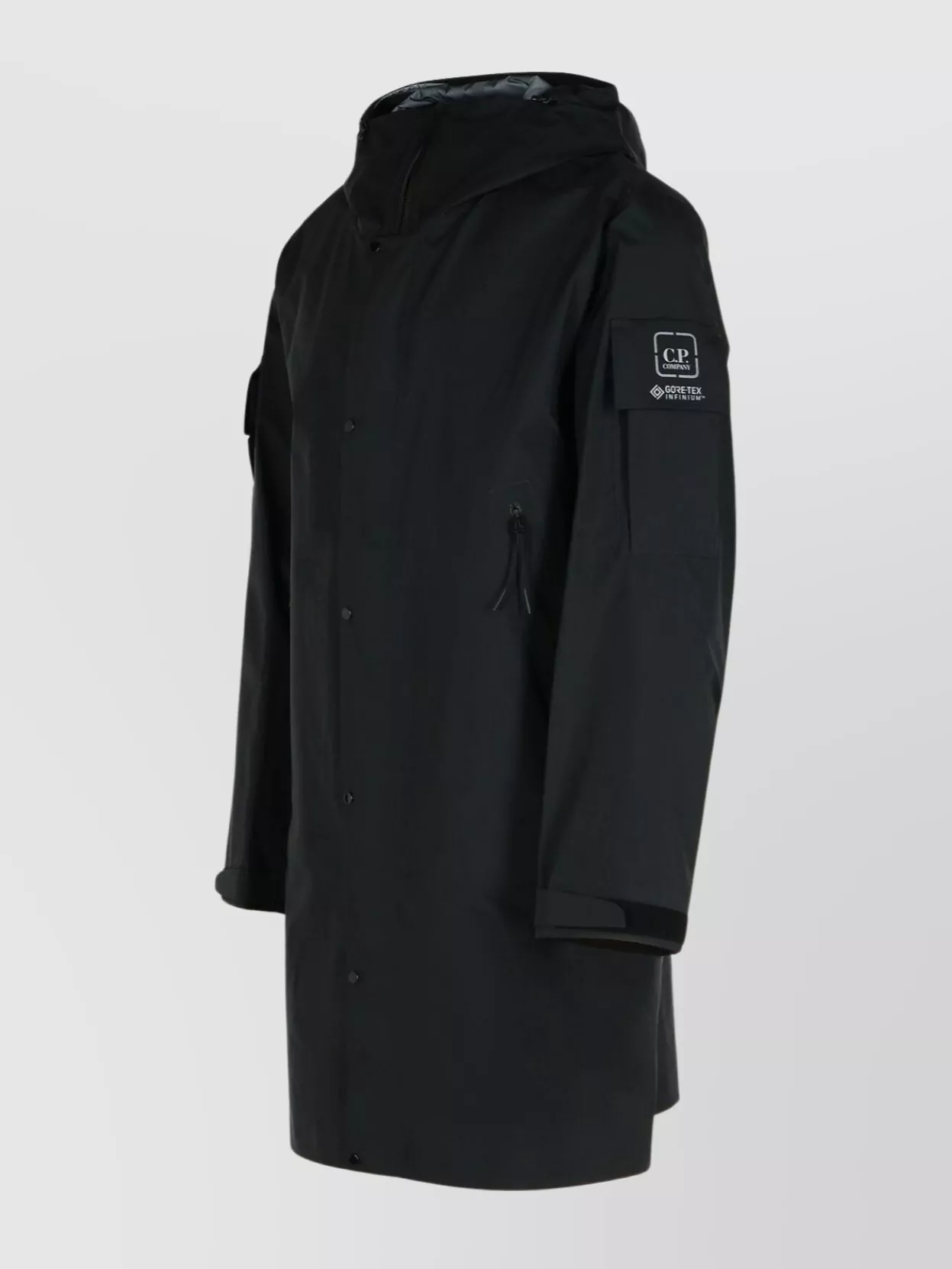 C.p. Company Arm Patch Hooded Parka