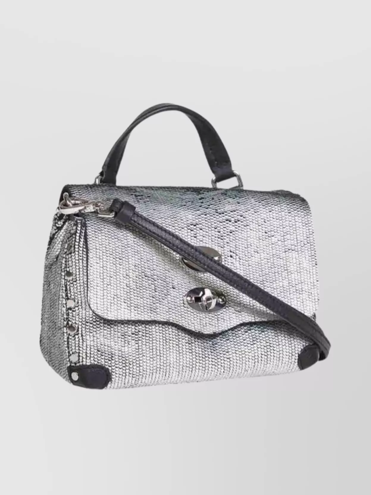 Zanellato Textured Cross-Body Bag Detachable Strap