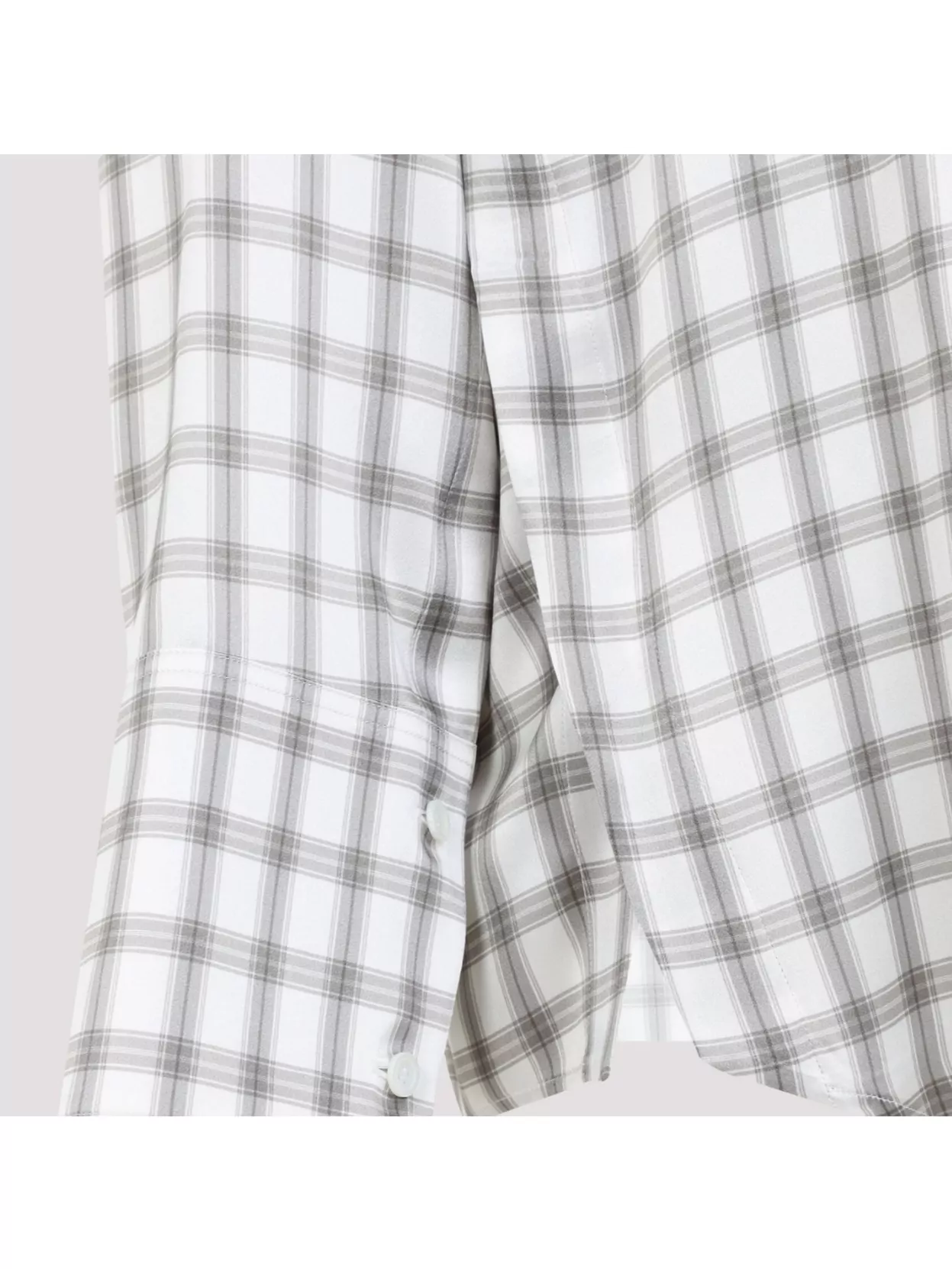 Loewe Plaid Pattern Silk Shirt