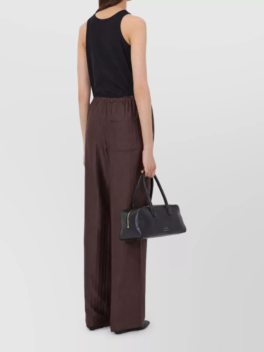 Loulou Studio Silk Loose-Fit Pants