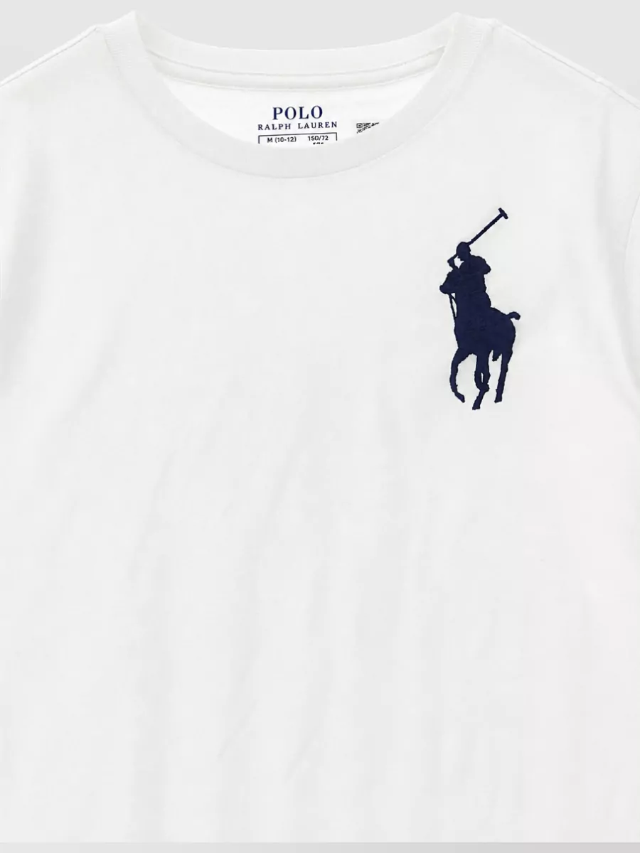 Polo Ralph Lauren Logo-Embroidered Cotton Crew-Neck T-Shirt