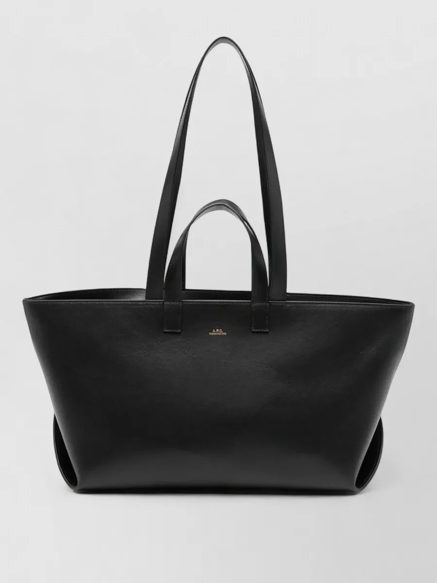 A.p.c. Drummer Leather Shoulder Bag