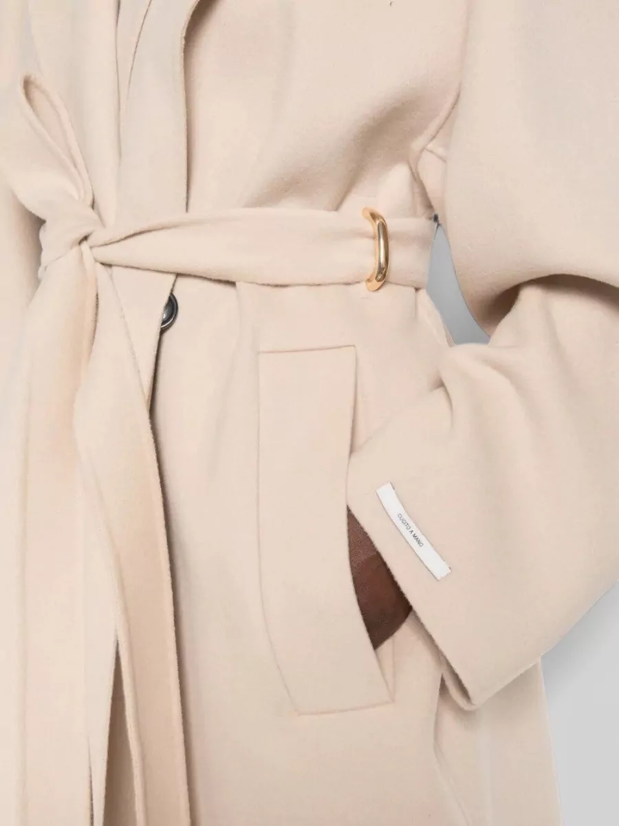 Sportmax Virgin Wool Belted Fitted Jacket