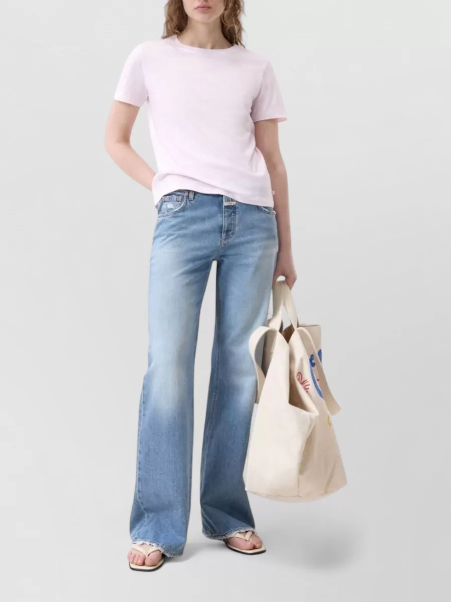 Closed Cotton Crew-Neck Short-Sleeve T-Shirt