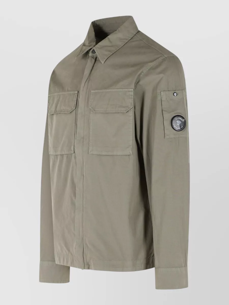 C.p. Company Cotton Single-Breasted Coat