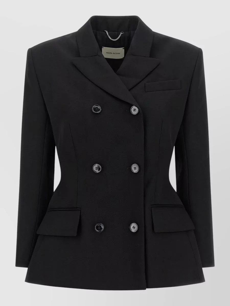 Magda Butrym wool double-breasted suit jacket