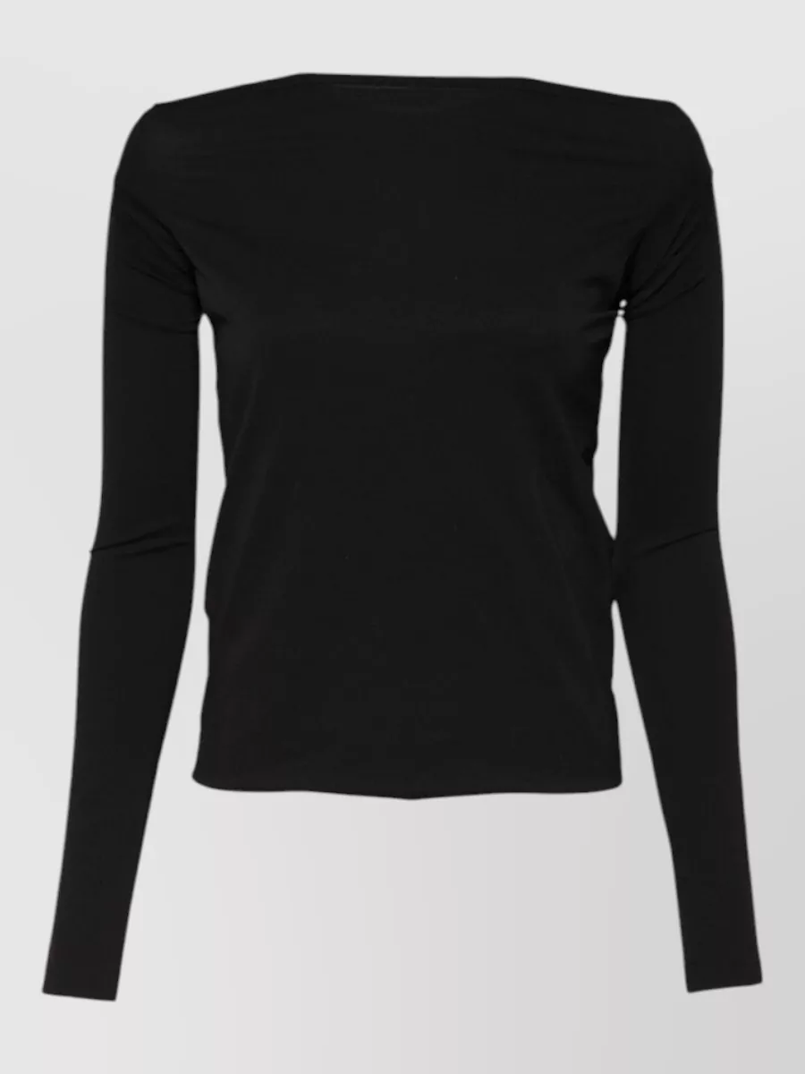 Dolce&Gabbana Wool alpaca slim-fit long-sleeve boat neck sweater
