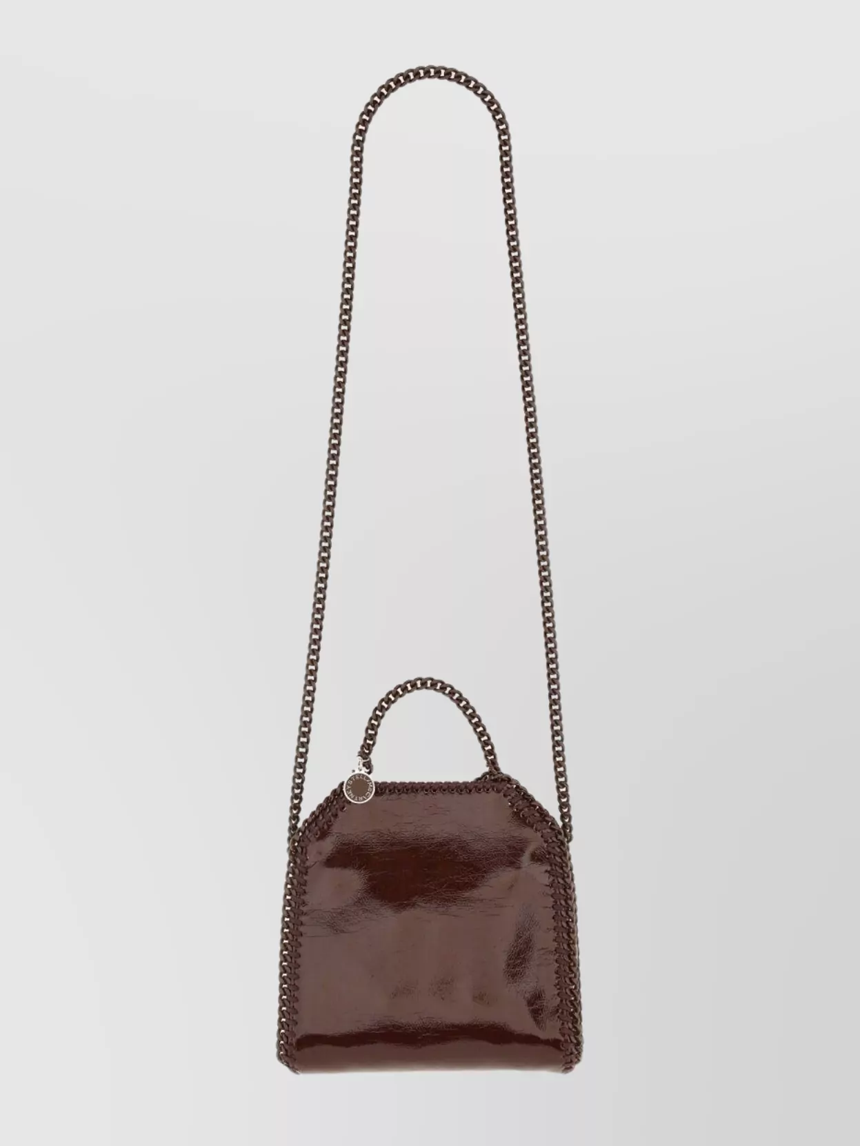 Stella Mccartney Chain Strap Shoulder Bag With Glossy Finish