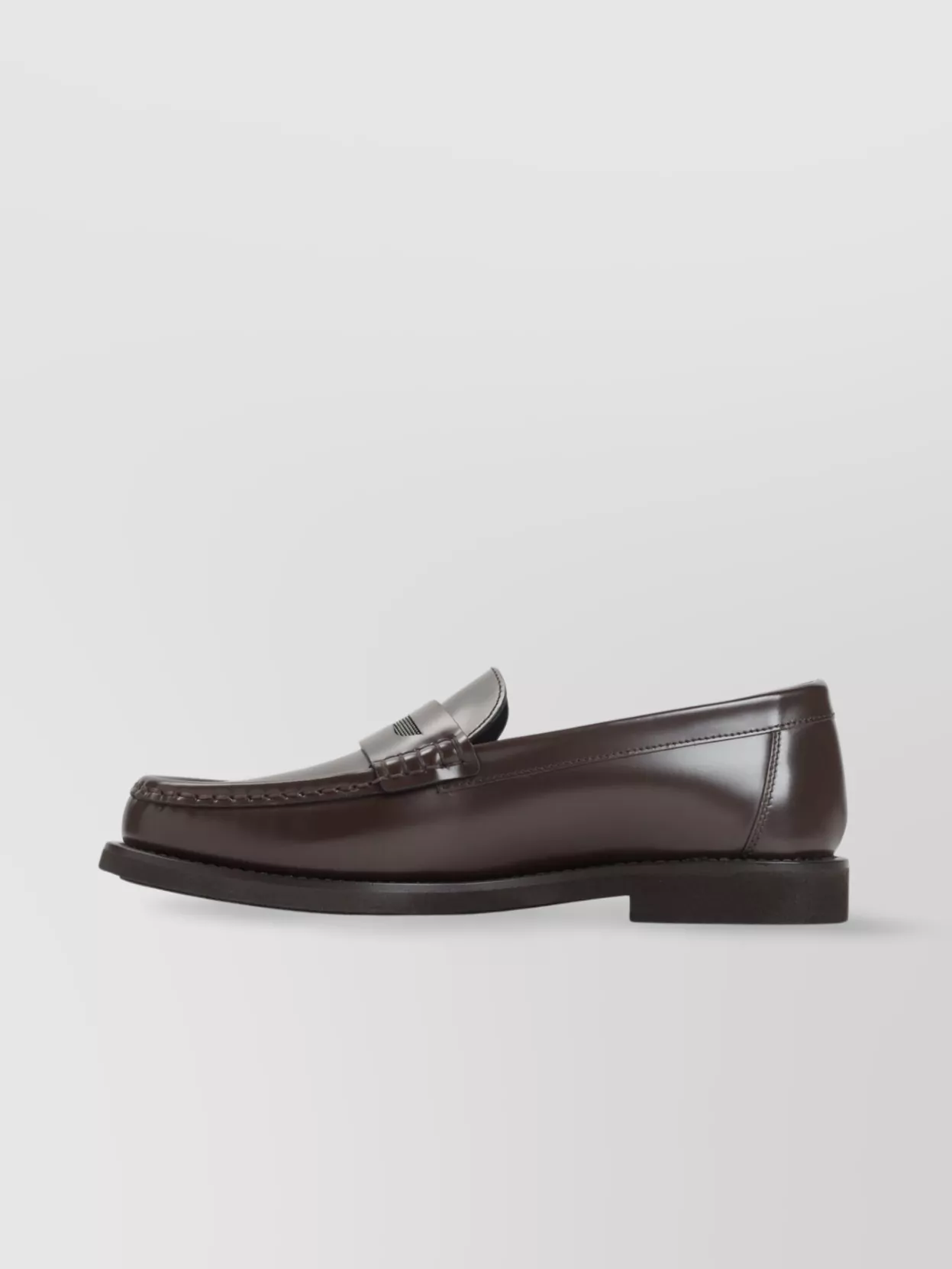 Brunello Cucinelli Leather Penny Slot Loafers