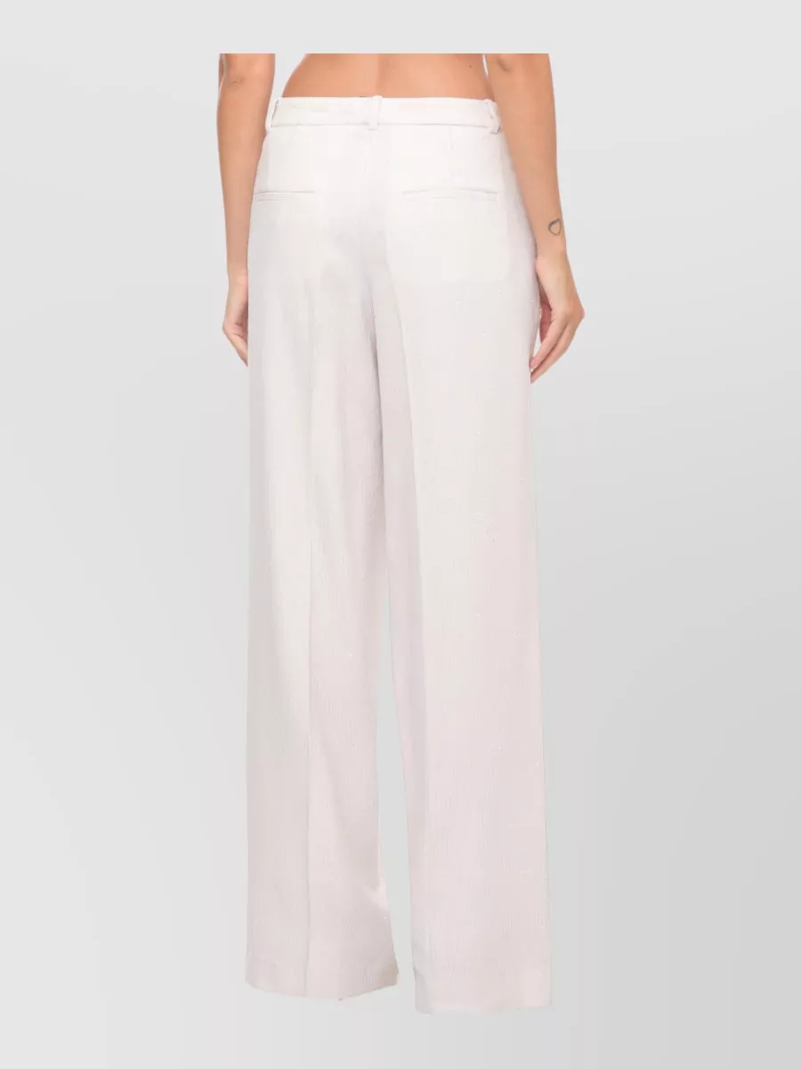 Peserico Ribbed Velvet Wide-Leg Trousers