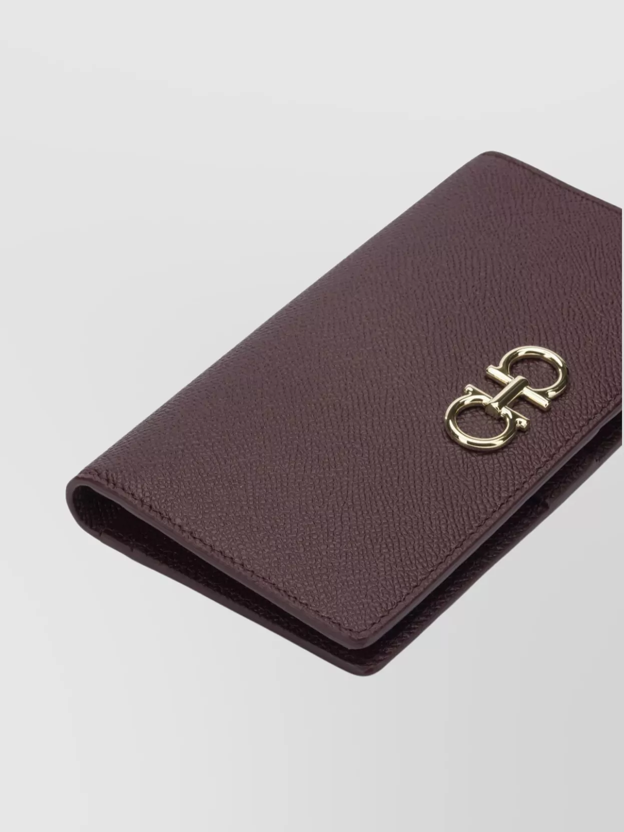 Ferragamo Gold-Tone Hardware Wallets And Card Holders