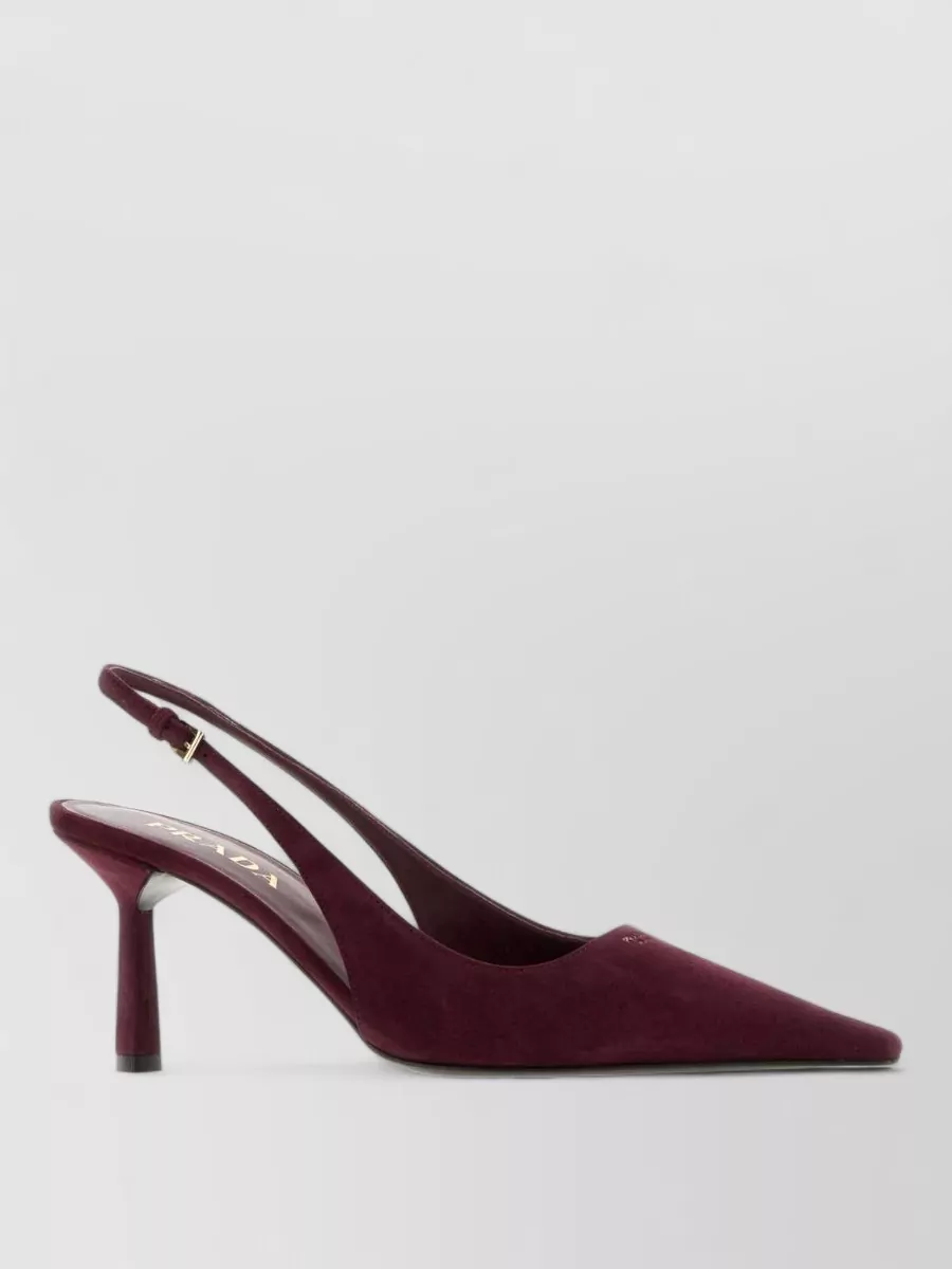 Prada suede mules
