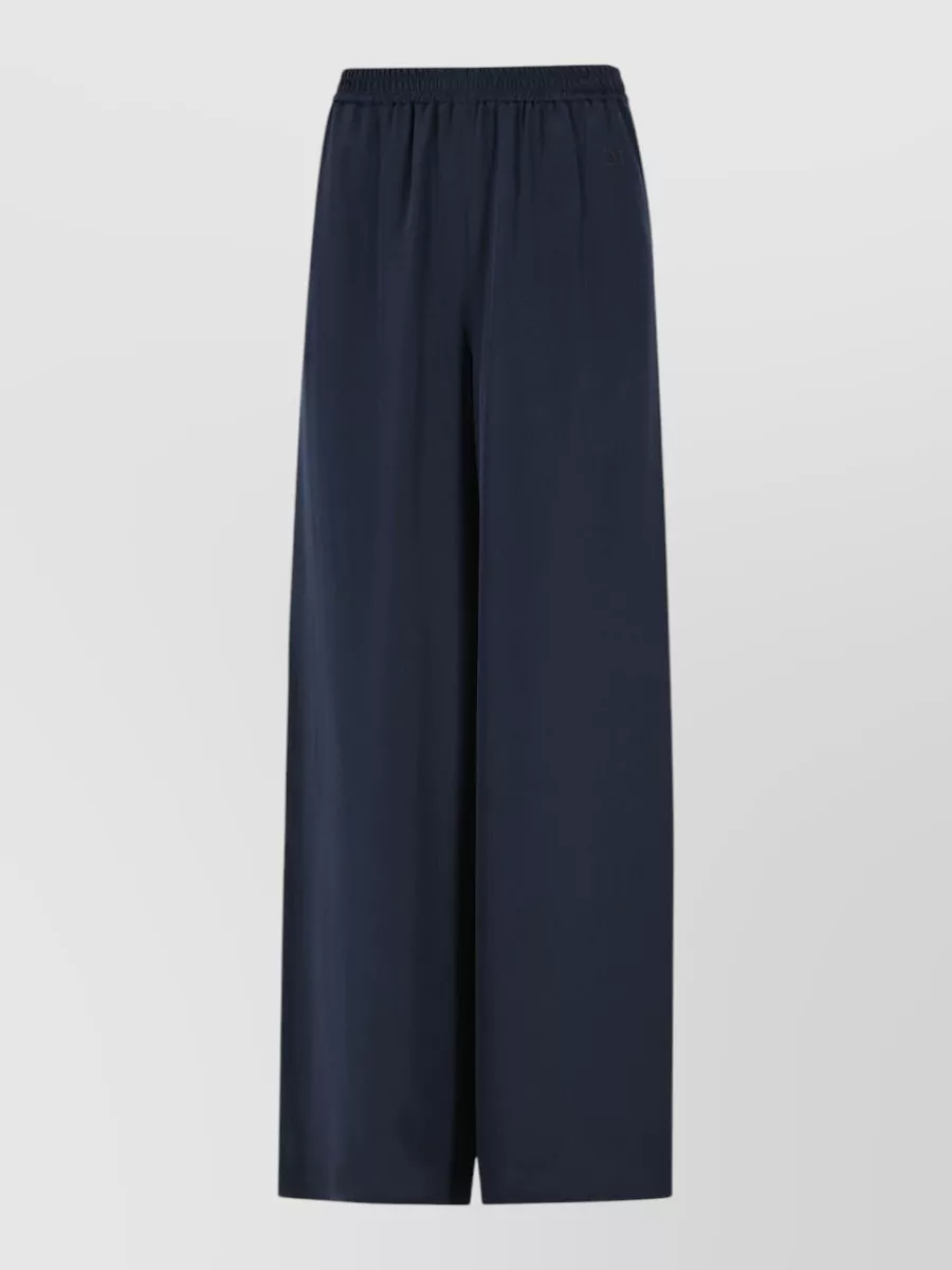 Max Mara silk wide-leg trousers