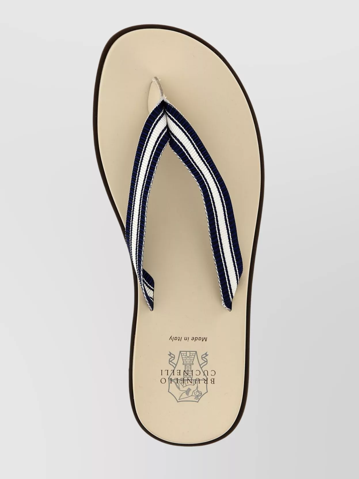 Brunello Cucinelli Ivory Pool Slides