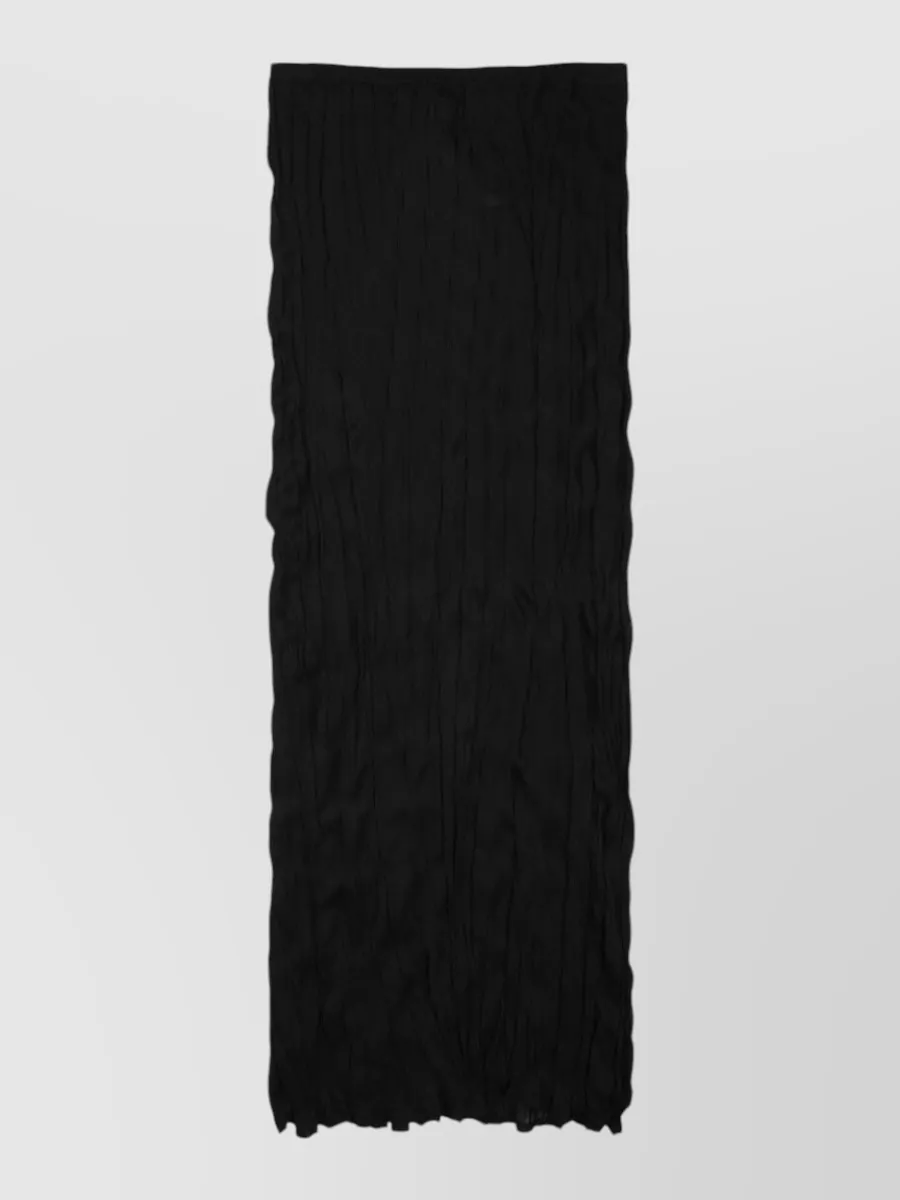 Totême crinkled knit midi pleated skirt