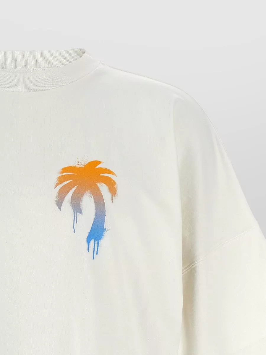 Palm Angels Cotton Printed T-Shirt