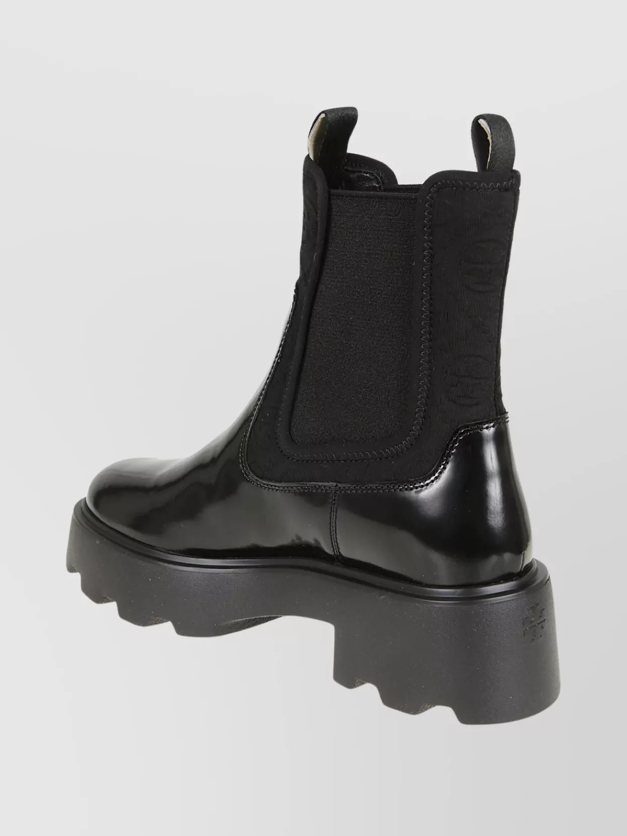 Tory Burch Monogram Chelsea Boot Chunky Sole