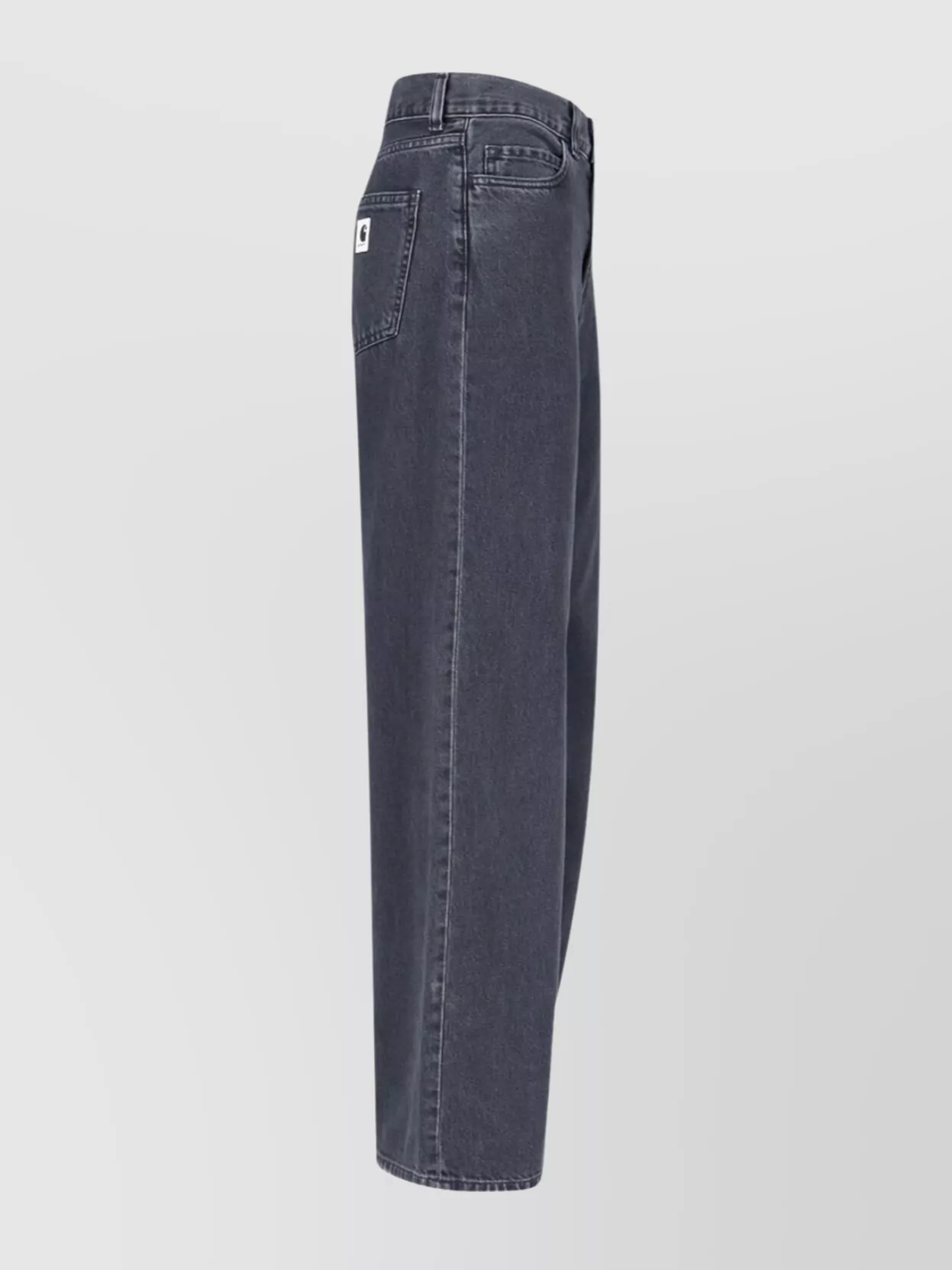 Carhartt Wide-leg Trousers With Pockets And Loops In Blue