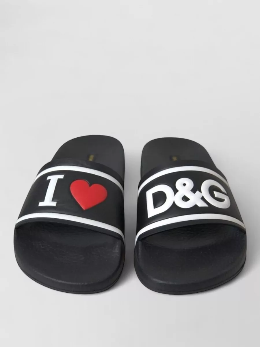 Dolce&Gabbana leather slides