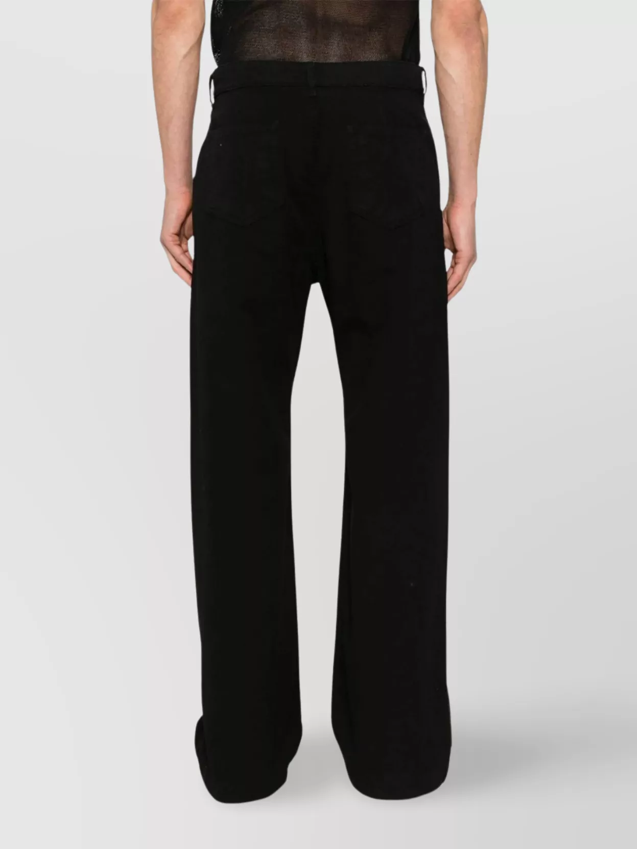 Rick Owens Drkshdw Black Porterville Geth Trousers